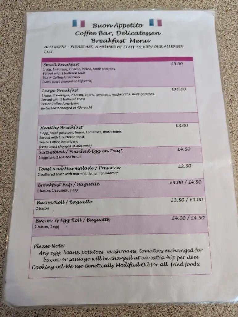 Menu_Buon Appetito_Llandysul_image_3