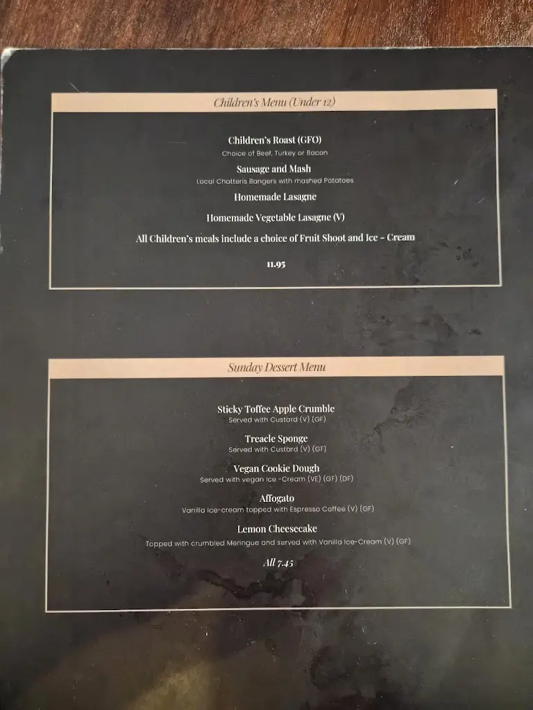 Menu_The White Hart_Alconbury_image_2