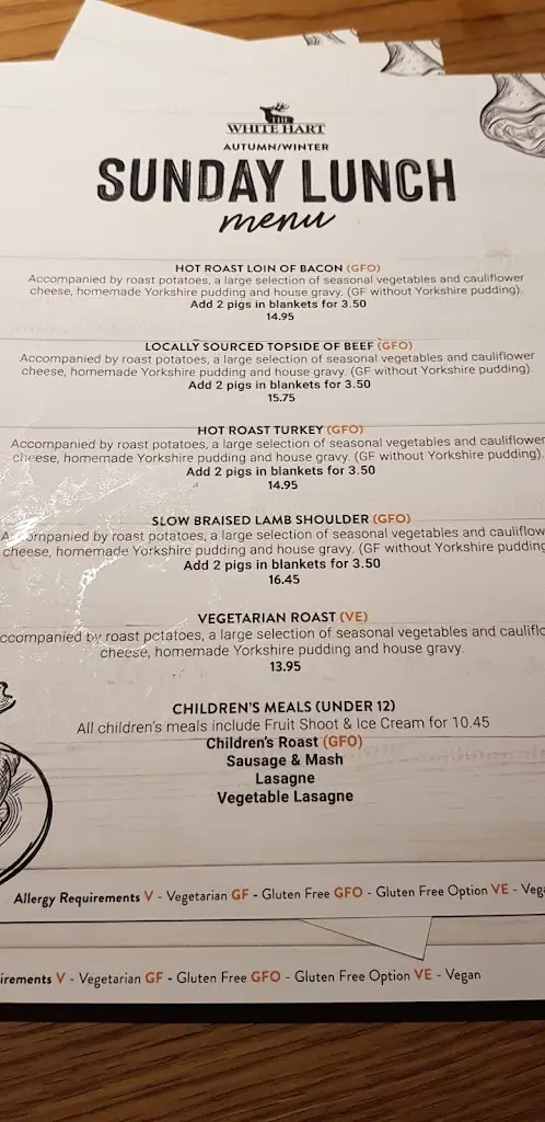 Menu_The White Hart_Alconbury_image_4