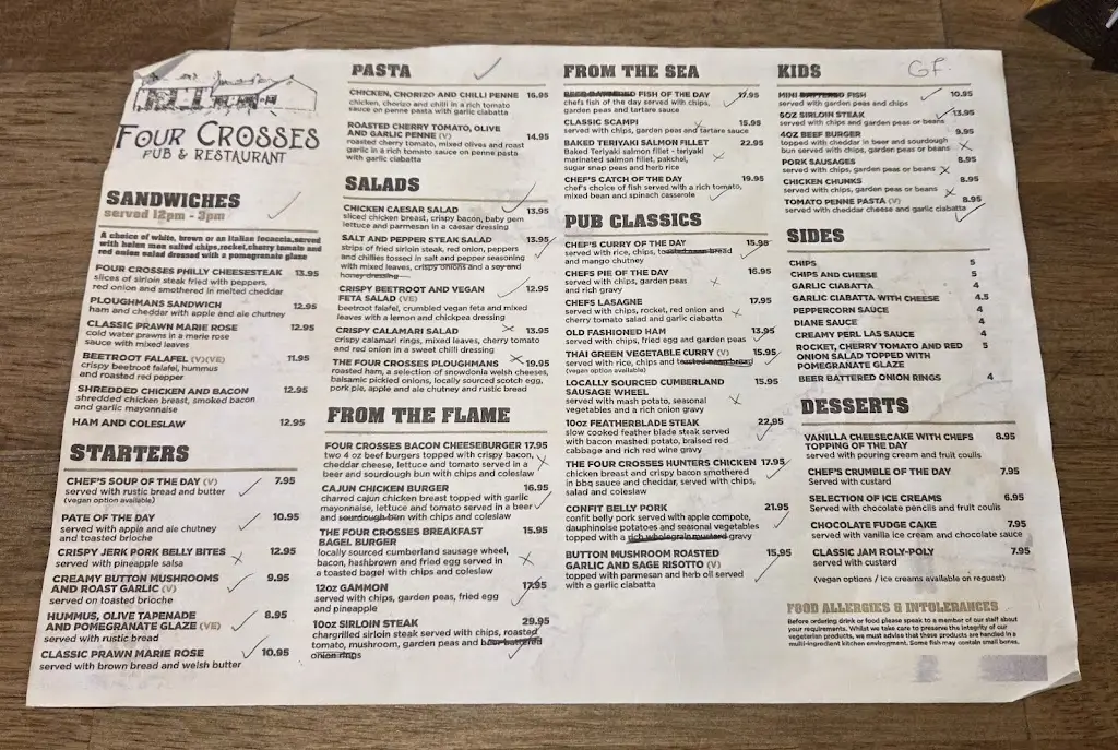 Menu_Four Crosses, Menai Bridge_Menai Bridge_image_1