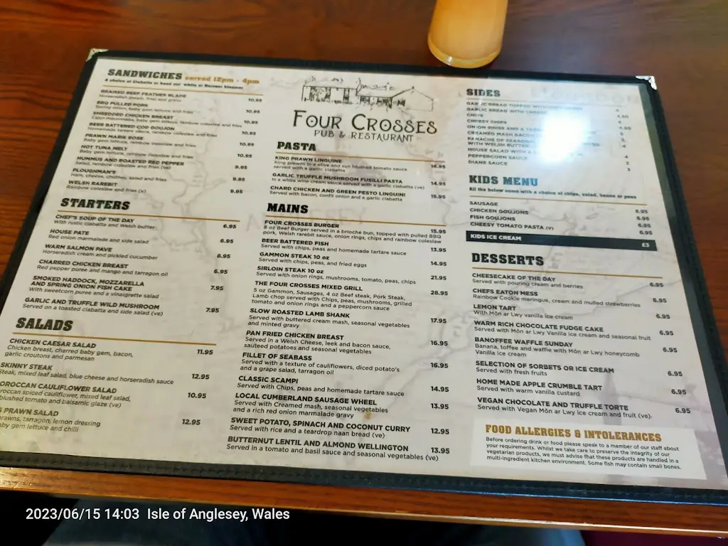 Menu_Four Crosses, Menai Bridge_Menai Bridge_image_3