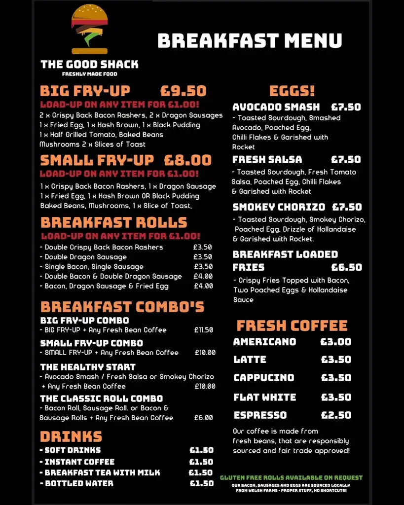 Menu_The Good Shack_Llantwit Major_image_4