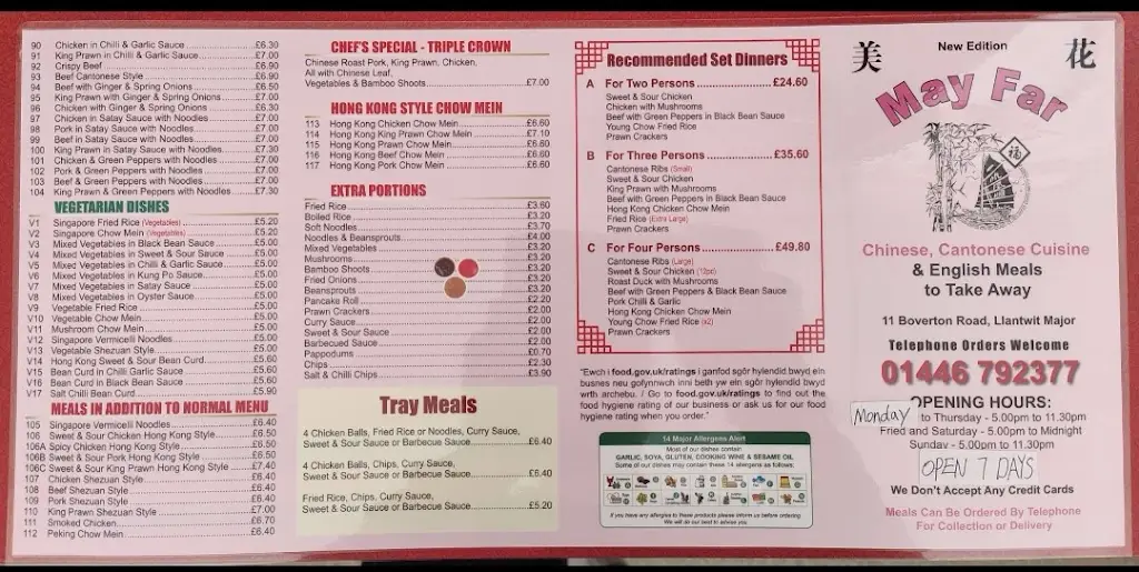 Menu_May Far_Llantwit Major_image_1