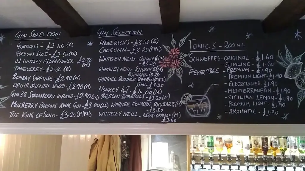 Menu_The Angel Inn_Llanidloes_image_2