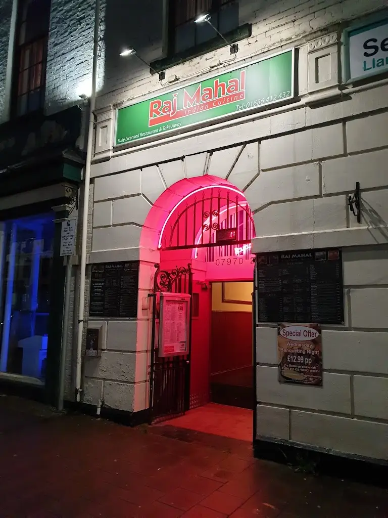 The Raj Mahal restaurant in Llanidloes