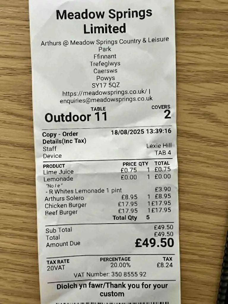 Dominika Grlická_Arthurs Restaurant & Bar_Llanidloes_review