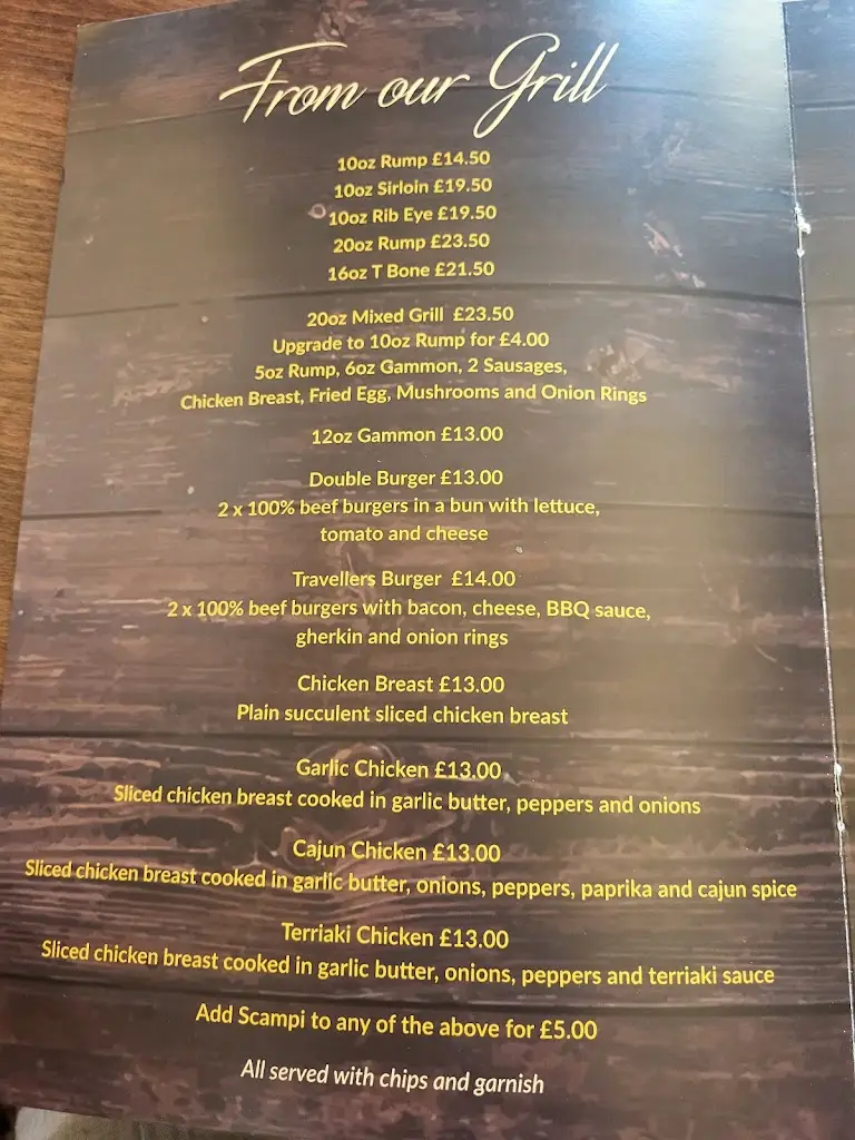 Menu_The Travellers Well_Neath Port Talbot_image_2