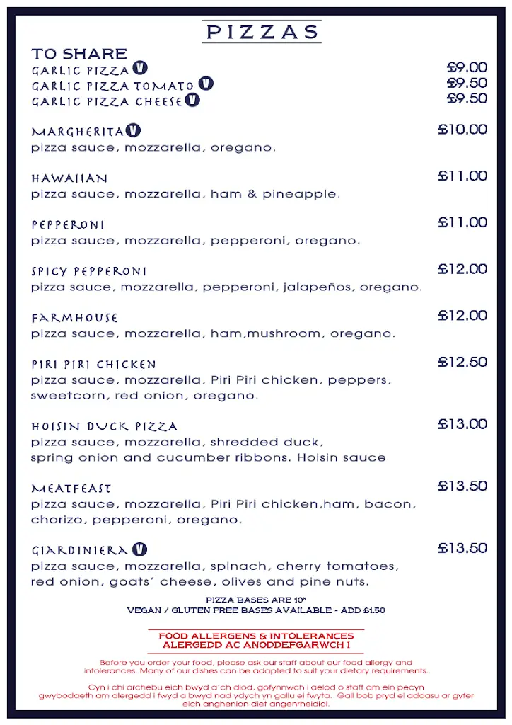 Menu_The Cliffs Restaurant & Bar_Nefyn_image_1