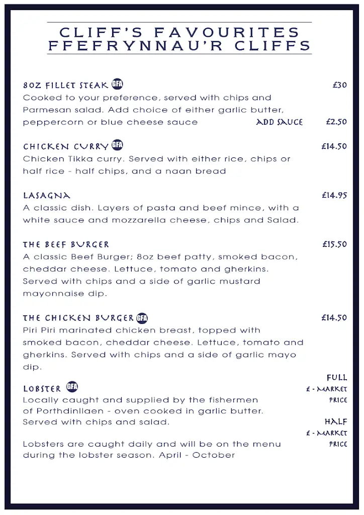 Menu_The Cliffs Restaurant & Bar_Nefyn_image_3