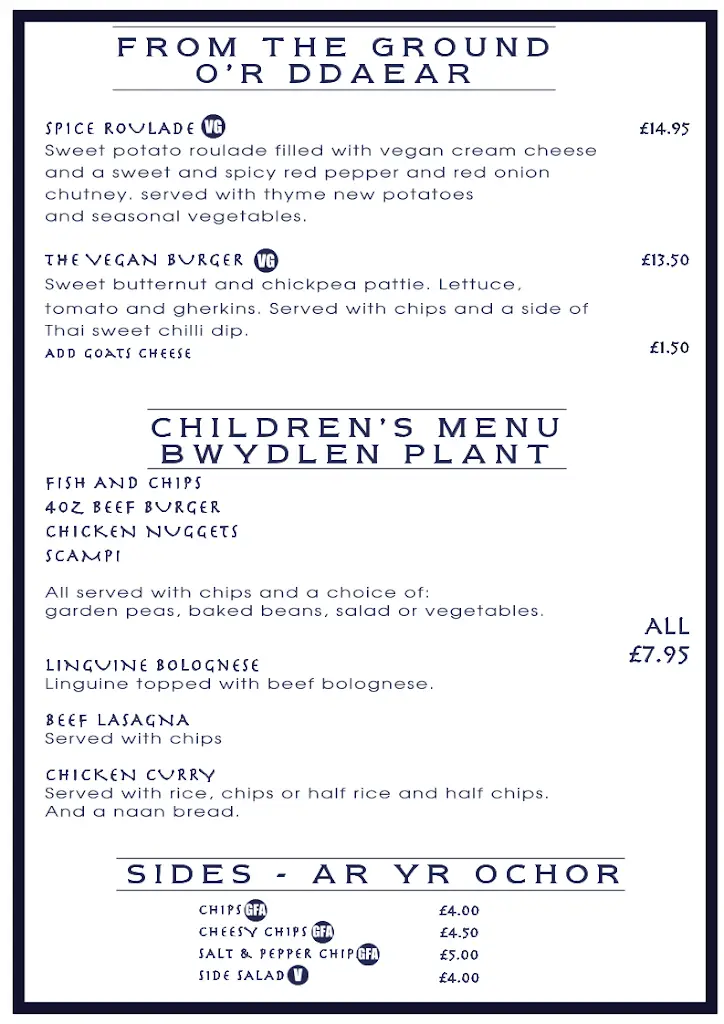 Menu_The Cliffs Restaurant & Bar_Nefyn_image_4
