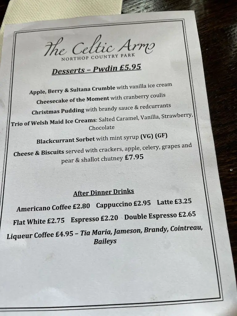 Menu_The Celtic Arms_Northop_image_3