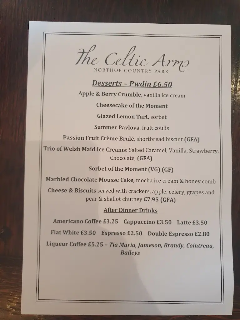 Menu_The Celtic Arms_Northop_image_4