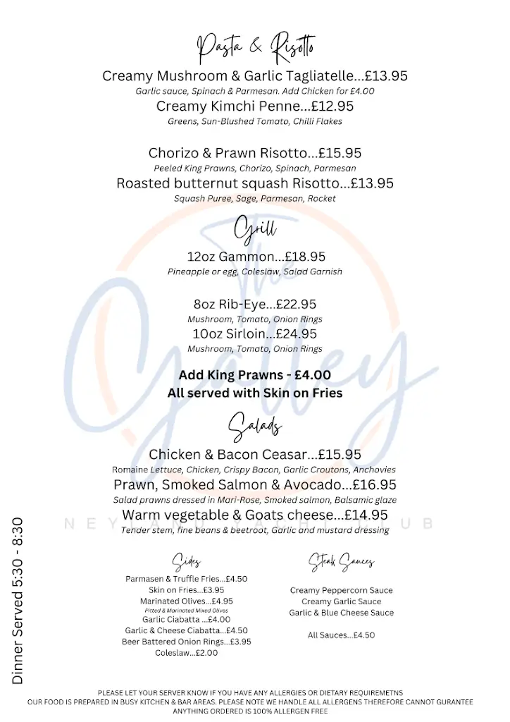 Menu_The Galley - Neyland Yacht Club_Neyland_image_2