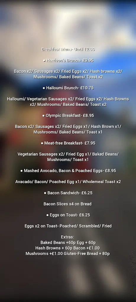 Menu_Harrison's Brasserie_Newcastle Emlyn_image_1