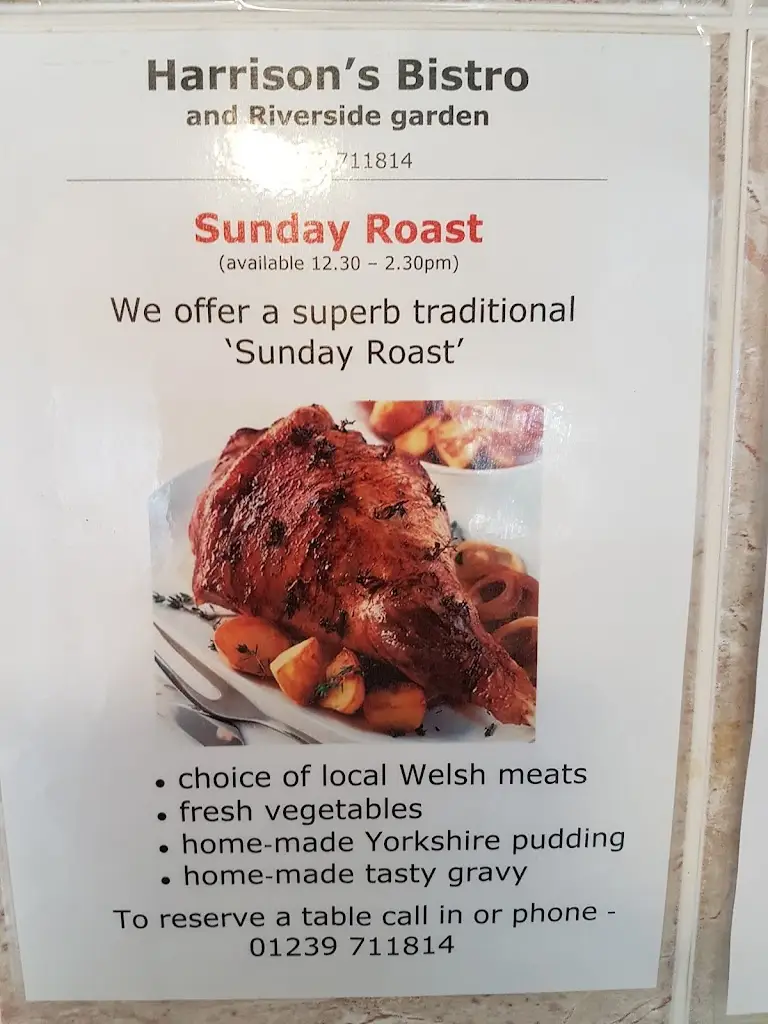 Menu_Harrison's Brasserie_Newcastle Emlyn_image_4