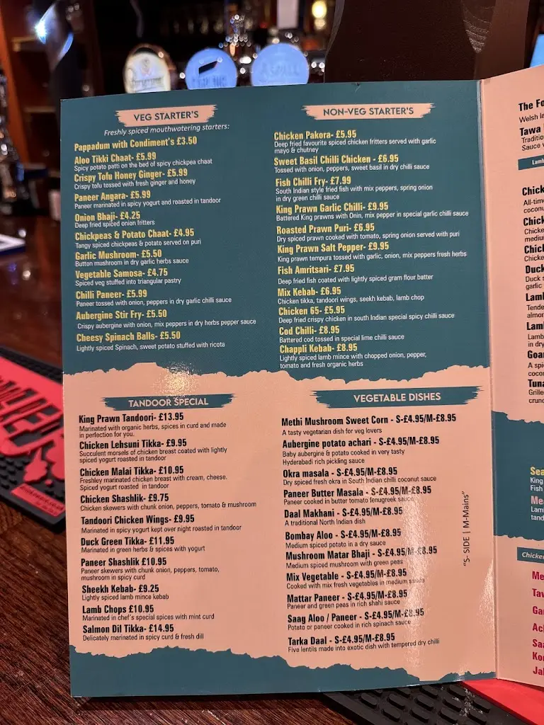 Menu_The Fort Kochi Restauarnt_Blaby_image_1