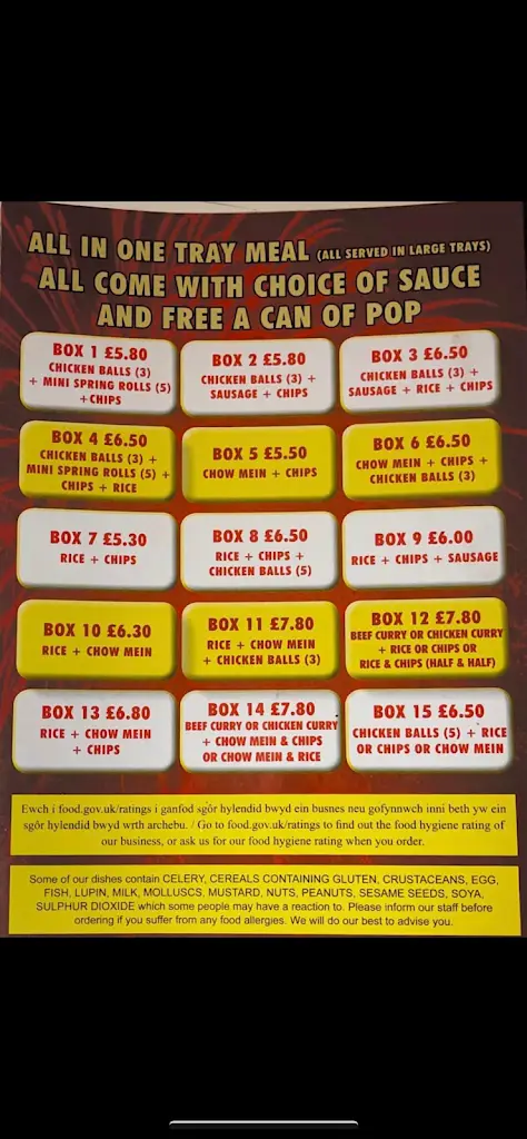 Menu_May House_New Tredegar_image_4