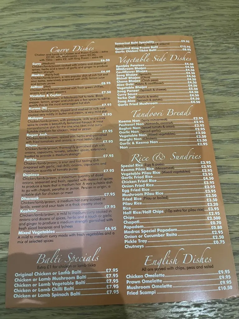 Menu_Tamarind Restaurant & Bar Tredegar_New Tredegar_immagine_1