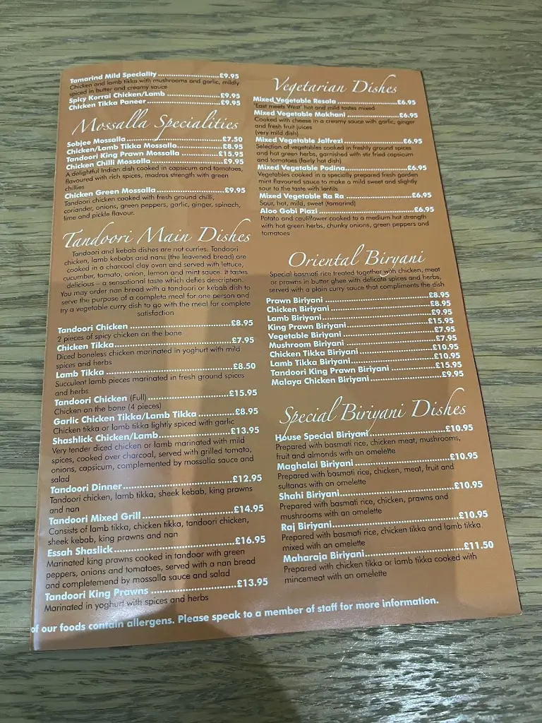 Menu_Tamarind Restaurant & Bar Tredegar_New Tredegar_immagine_3