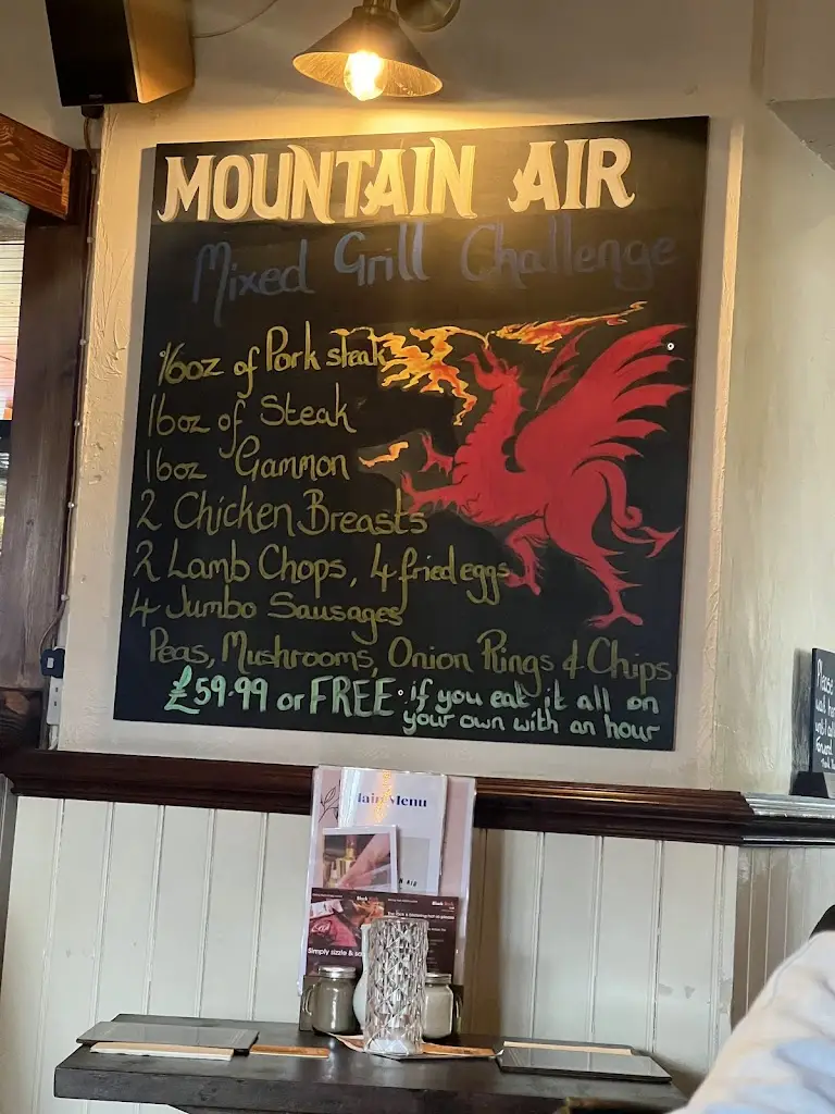 Menu_The Mountain Air_New Tredegar_image_3