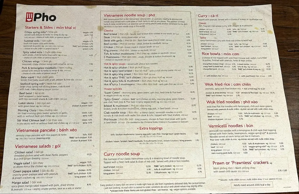 Menu_Pho London Bridge_Merthyr Tydfil County Borough_image_4