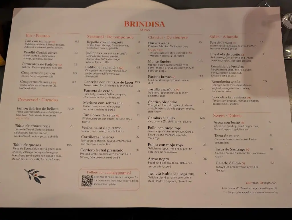 Menu_Tapas Brindisa London Bridge_Merthyr Tydfil County Borough_image_3
