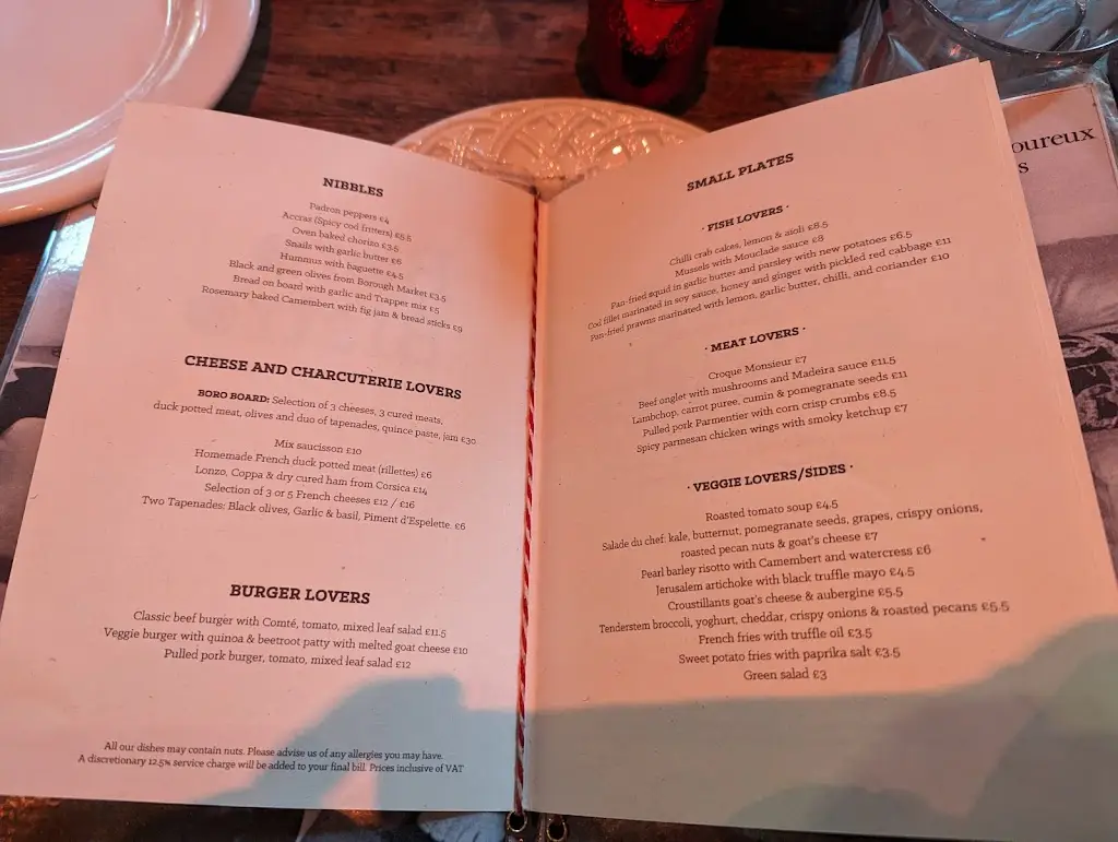 Menu_Boro Bistro_Merthyr Tydfil County Borough_image_3