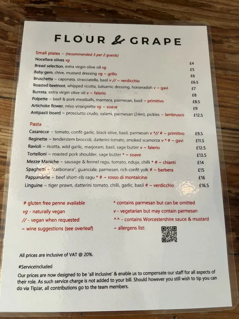 Menu_Flour & Grape_Merthyr Tydfil County Borough_image_3