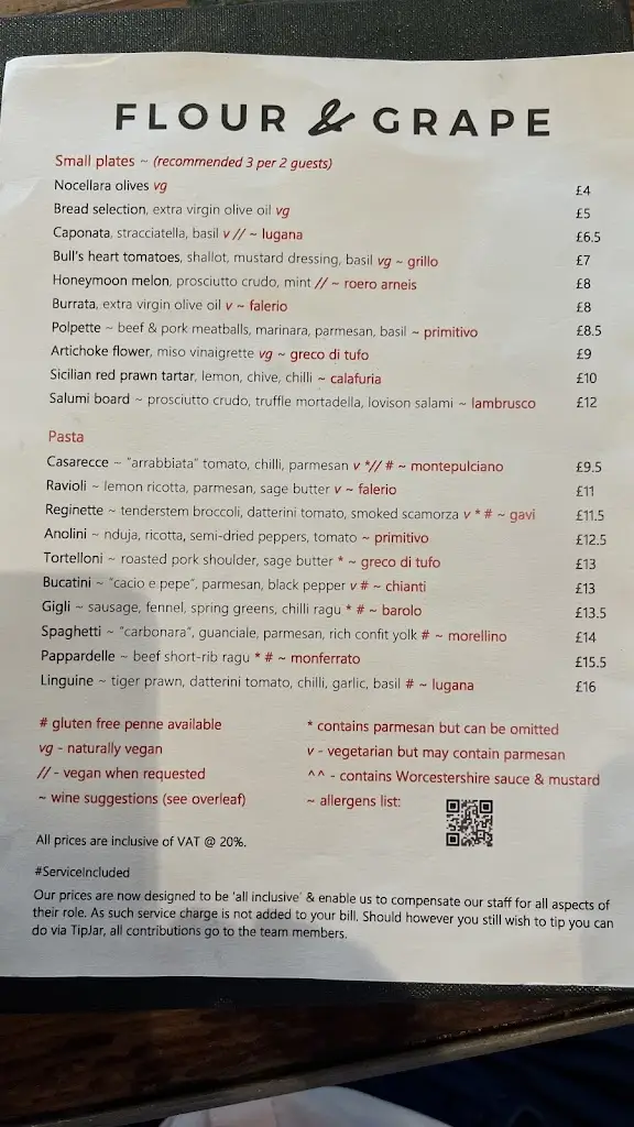 Menu_Flour & Grape_Merthyr Tydfil County Borough_image_4