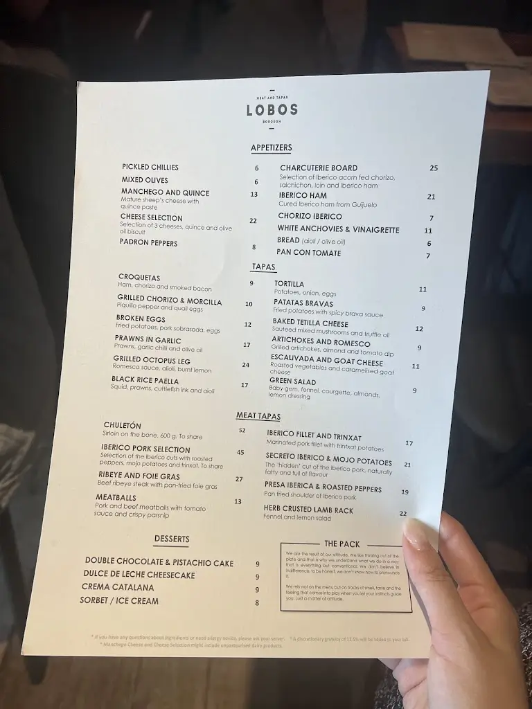 Menu_Lobos Meat and Tapas_Merthyr Tydfil County Borough_image_4