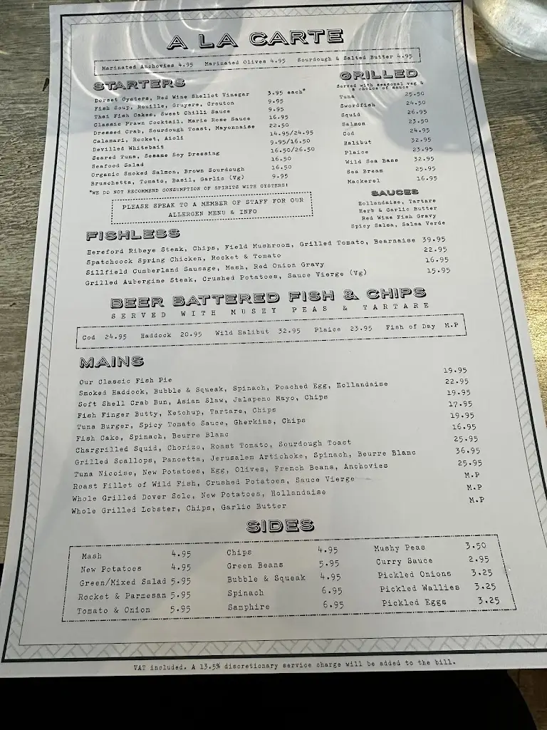 Menu_Fish! Borough Market Restaurant_Merthyr Tydfil County Borough_immagine_1