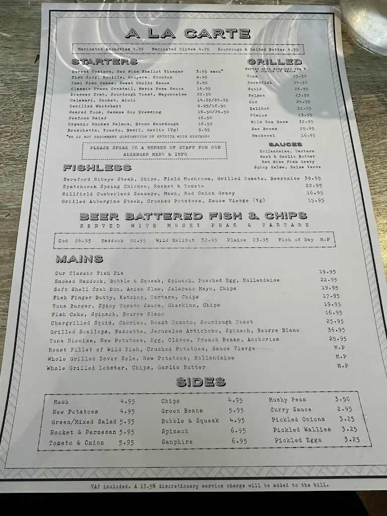 Menu_Fish! Borough Market Restaurant_Merthyr Tydfil County Borough_immagine_2