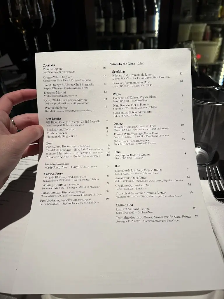 Menu_Elliot's - Borough Market_Merthyr Tydfil County Borough_image_1