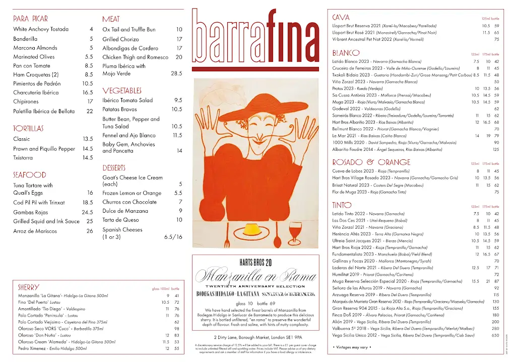 Menu_Barrafina Borough Yards_Merthyr Tydfil County Borough_image_2