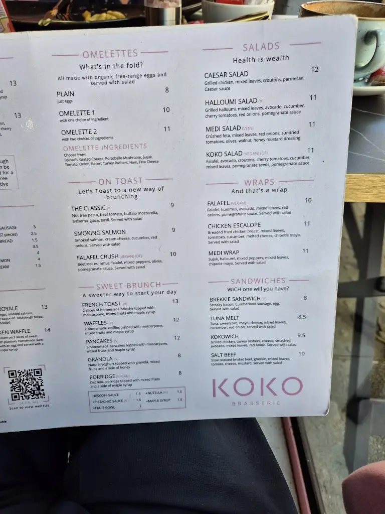 Menu_KOKO Brasserie_Bishops Stortford_image_4