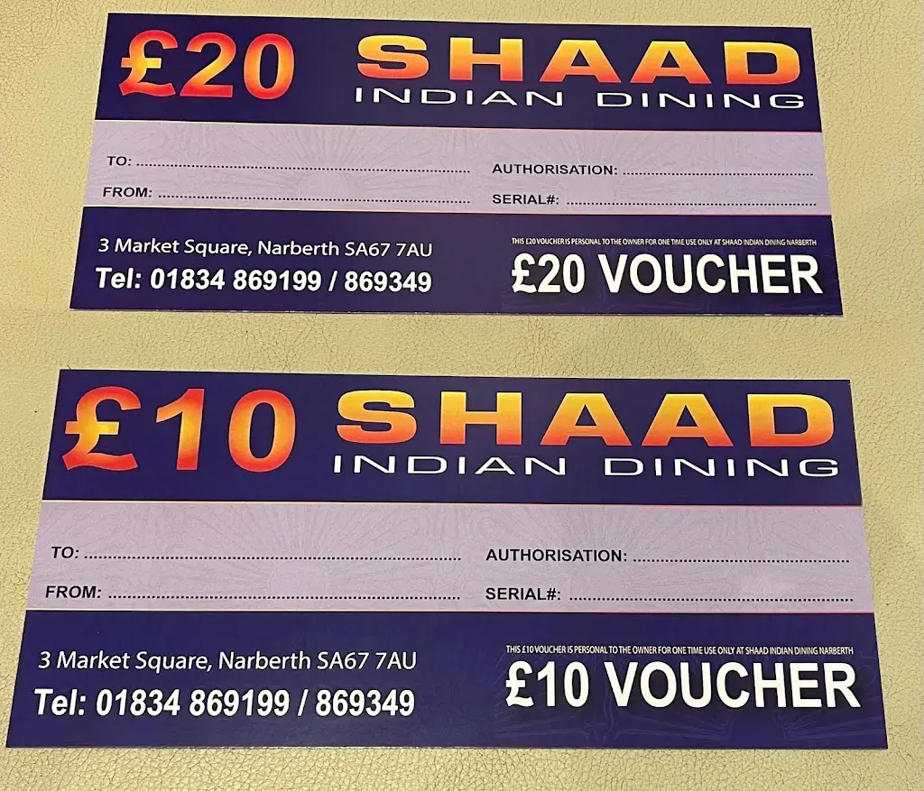 Menu_Shaad Narberth_Narberth_image_4