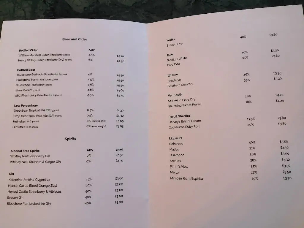 Menu_Black Pool Mill Restaurant_Narberth_image_1