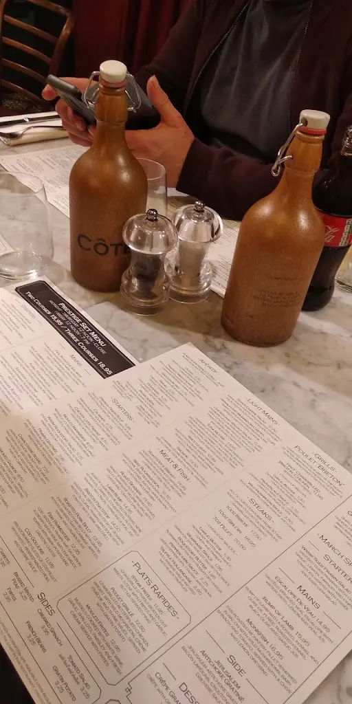 Menu_Côte Bishop's Stortford_Bishops Stortford_immagine_3