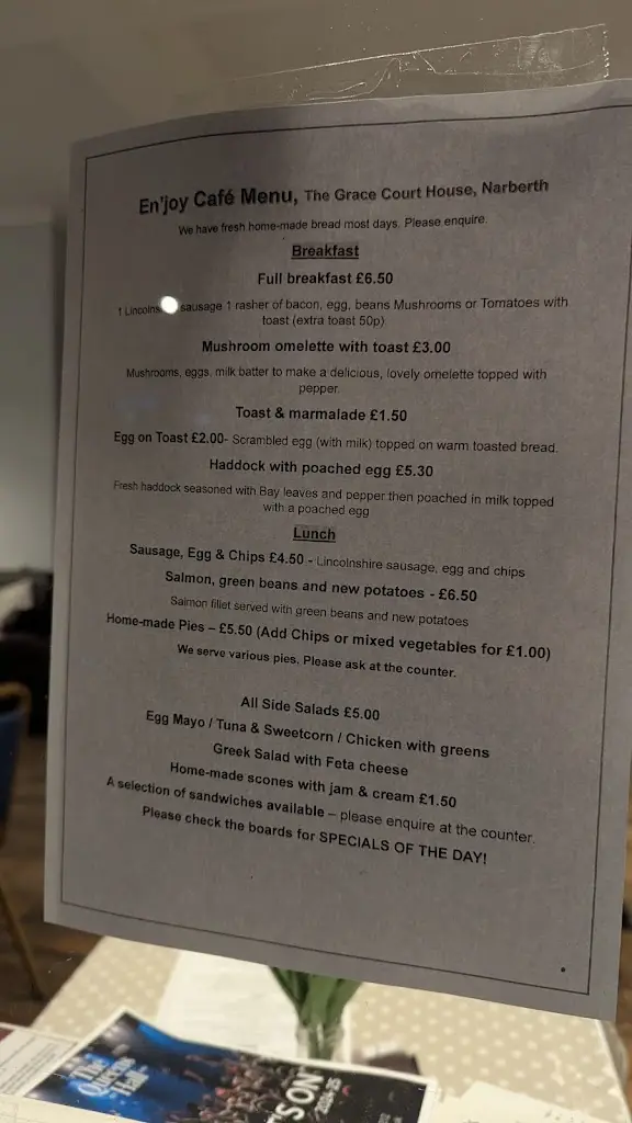 Enjoy Café, Narberth restaurant in Narberth