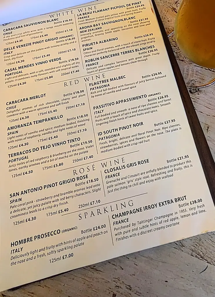 Menu_The Stone Crab_Narberth_image_2