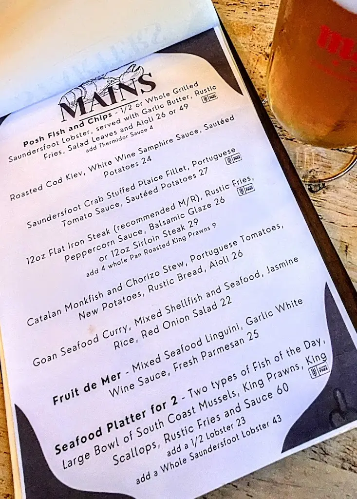 Menu_The Stone Crab_Narberth_image_3