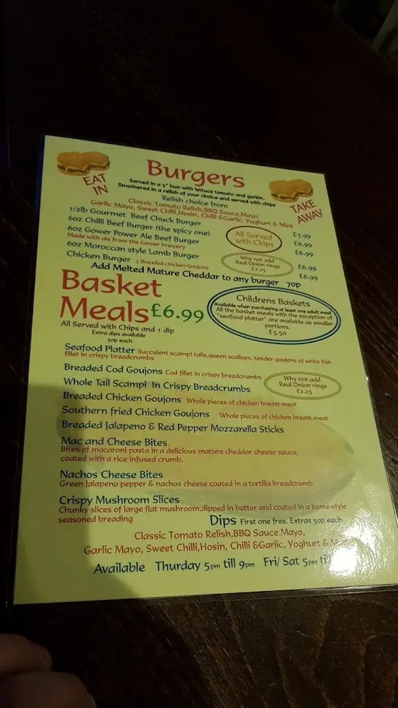 Menu_New Lodge Inn_Pontyberem_image_4