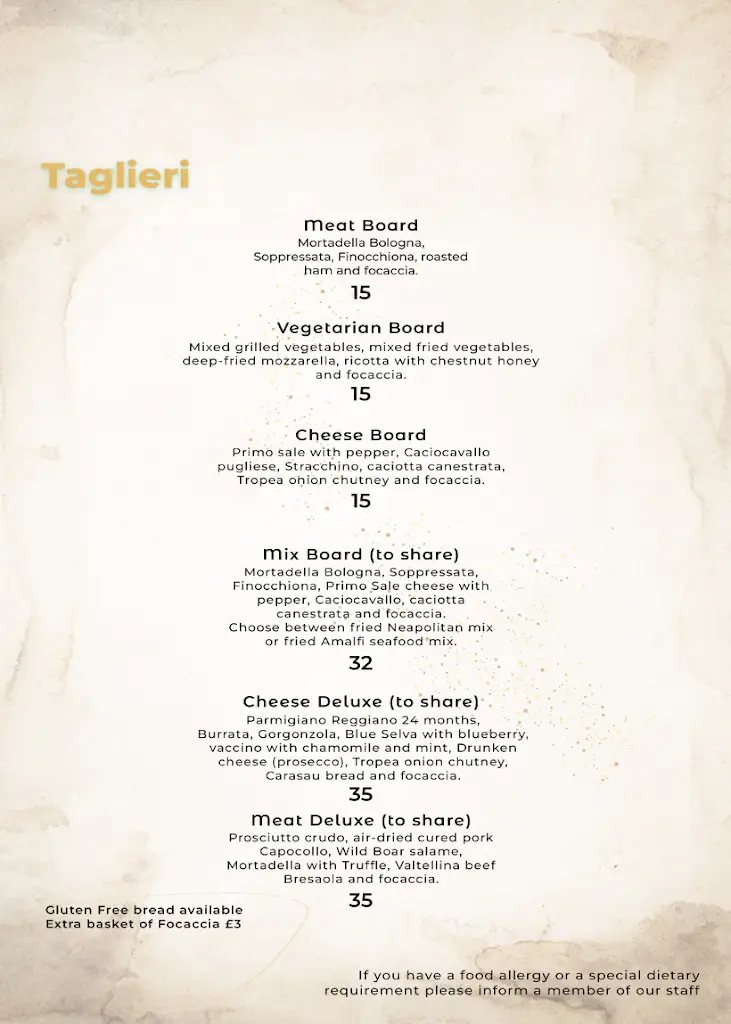 Menü_Paisá_Bishops Stortford_Bild_3