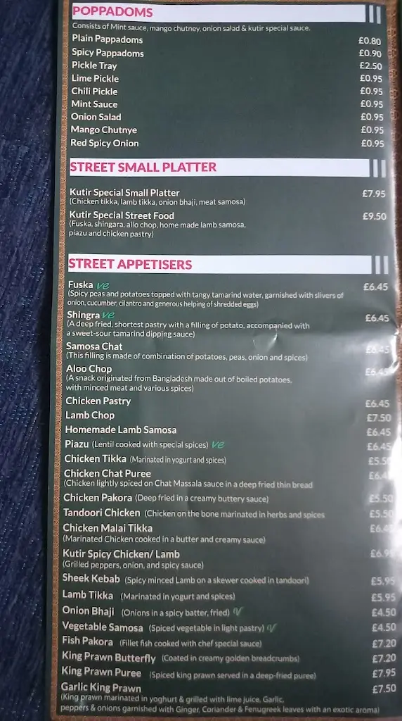 Menu_Kutir Bangladeshi Street Foods_Monmouth_image_2