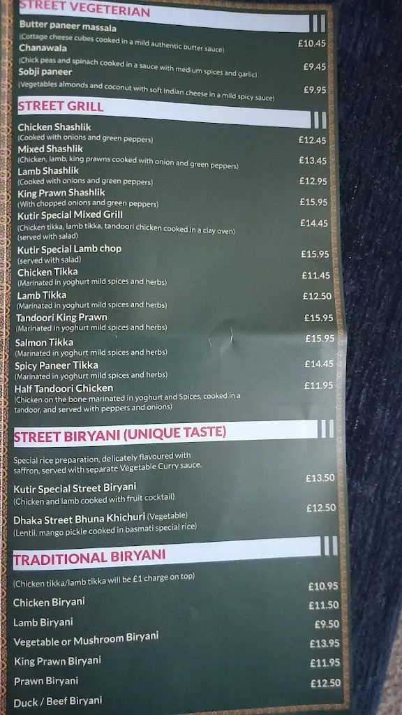 Menu_Kutir Bangladeshi Street Foods_Monmouth_image_4