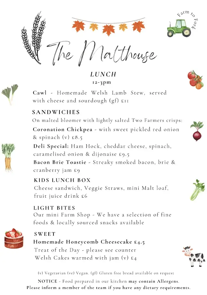 Menu_The Malthouse Café_Monmouth_image_1