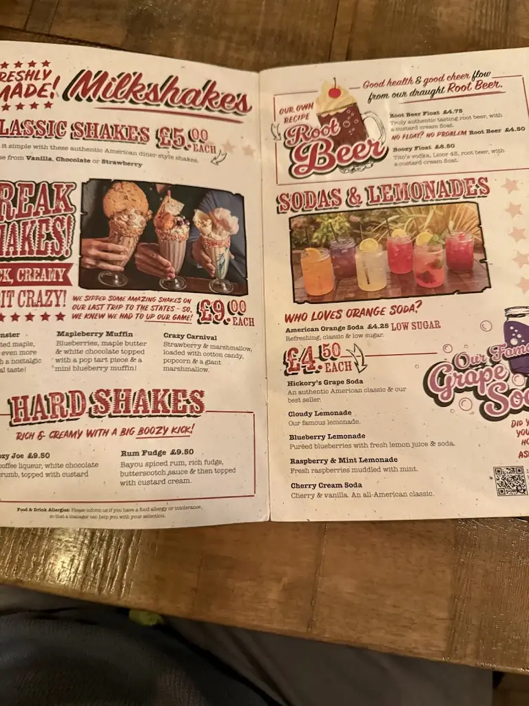 Menu_Hickory's Smokehouse Wrexham_Marchwiel_image_1