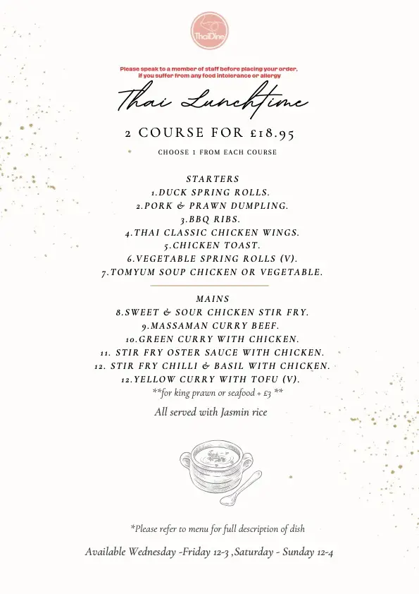 Menu_ThaiDine Wrexham_Marchwiel_image_3