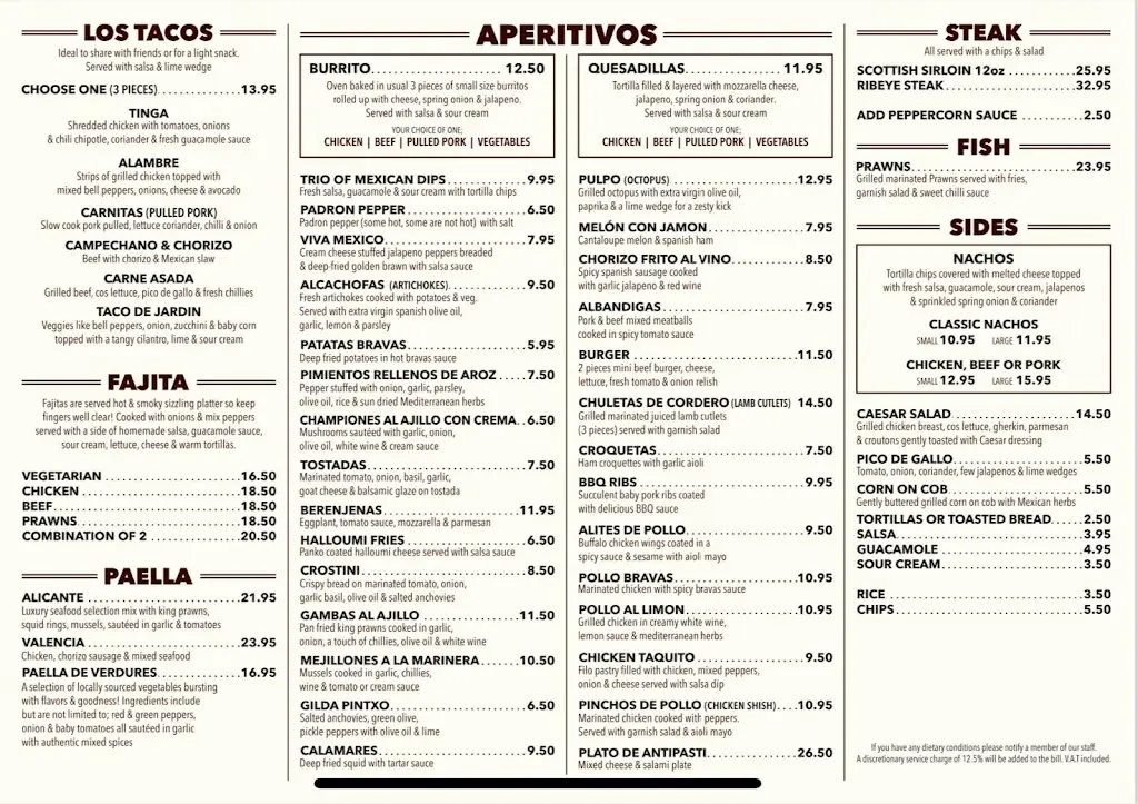 Menu_Sabrosa Del Fuego_Bishops Stortford_image_1