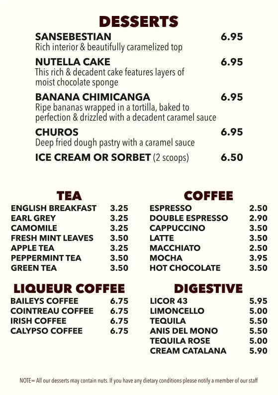 Menu_Sabrosa Del Fuego_Bishops Stortford_image_3